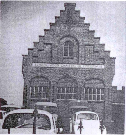 The school the family attended in Holland. It is now a parklng lot.